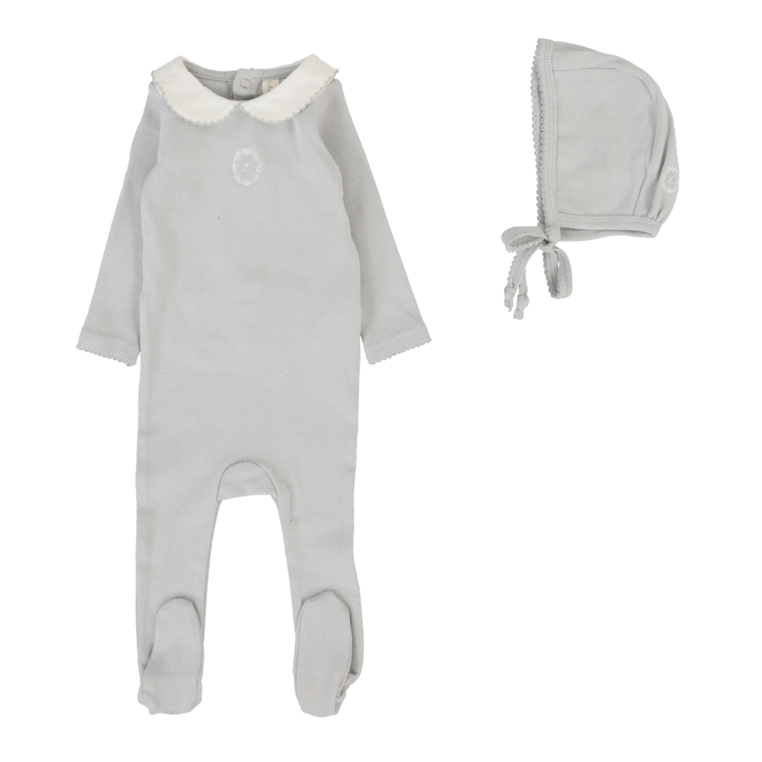 Lilette Emblem Embroidered Footie Set - EEFS