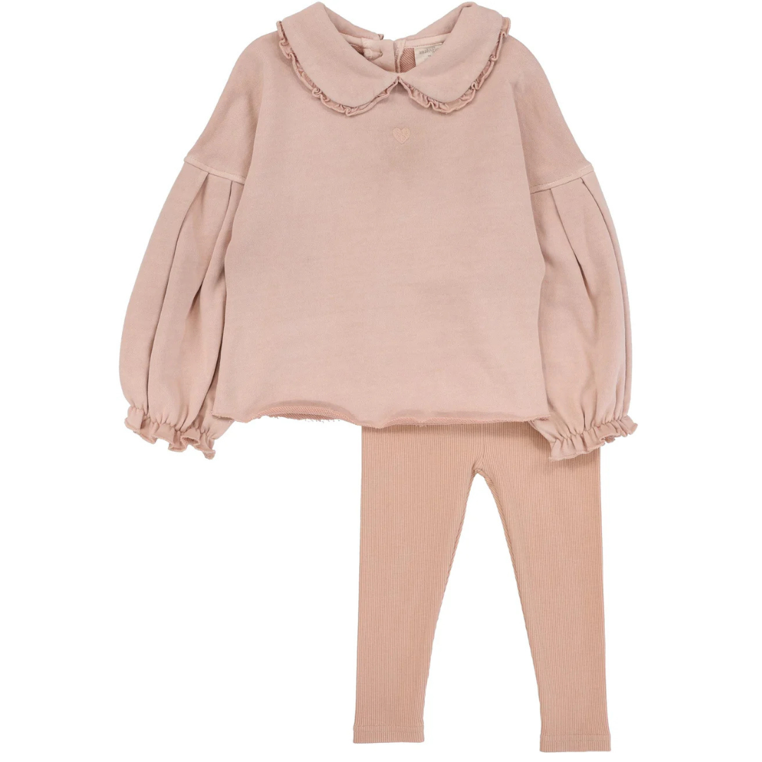 Analogie Wash Girls Sweatshirt Set - WGSS