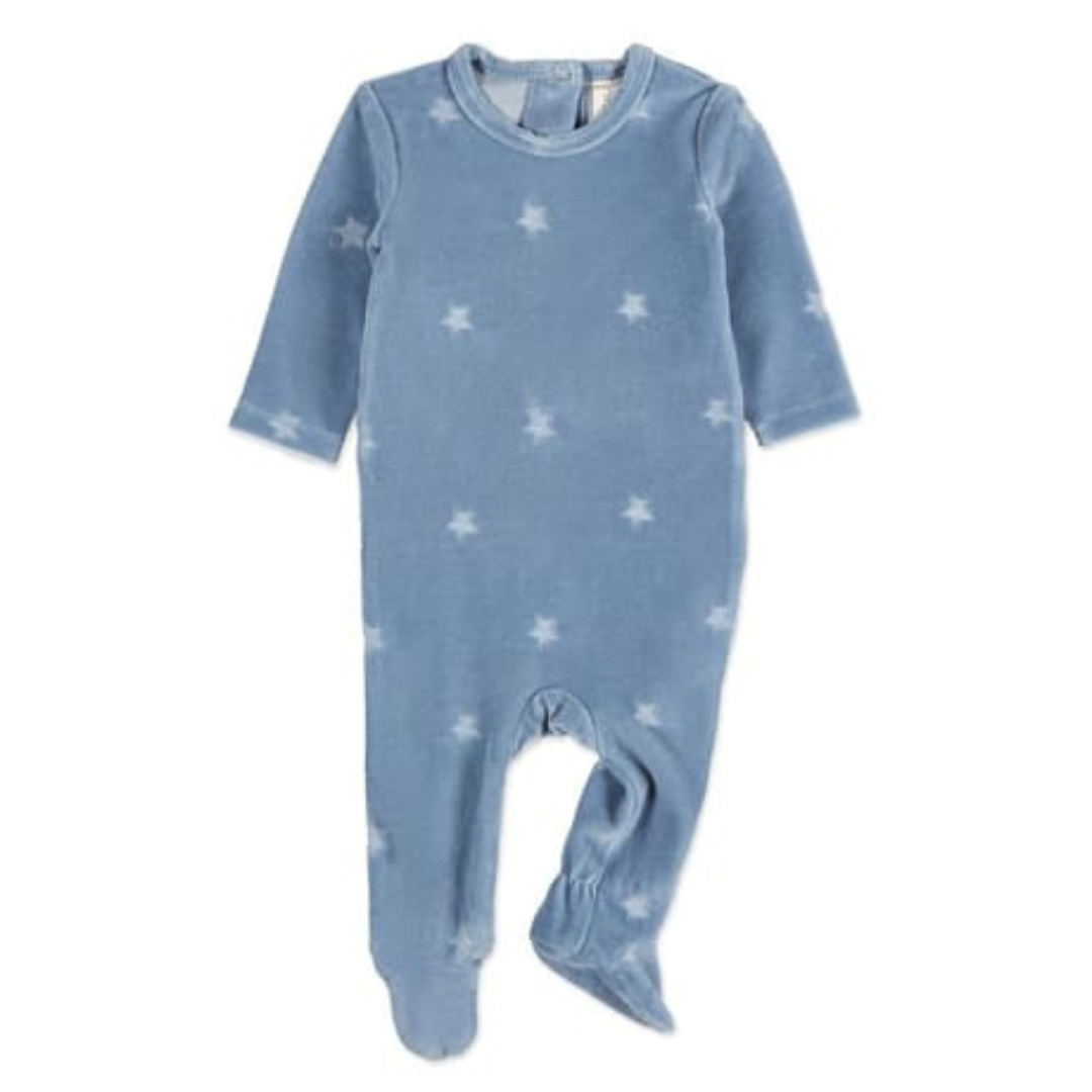 MiniMoi Velvet Star Footie - IAA09611