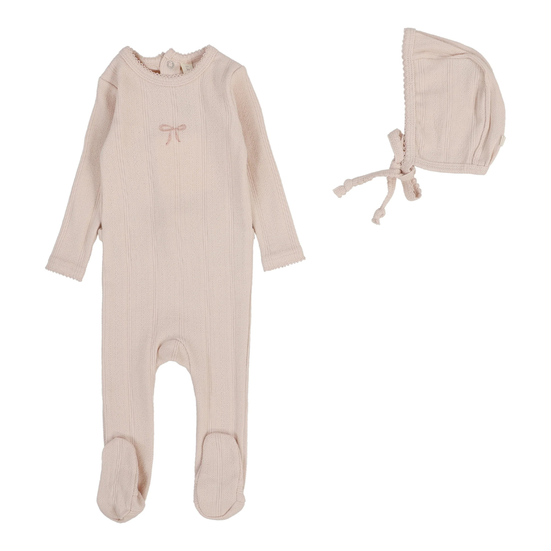 Lilette Pointelle Graphic Footie Set - PGFS