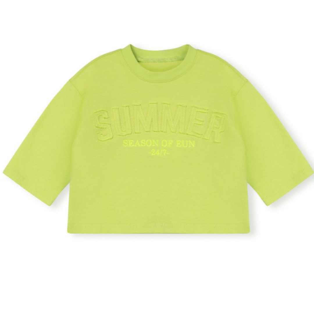 Cabana Donny Self Fabric Detailed Tee - C-24151