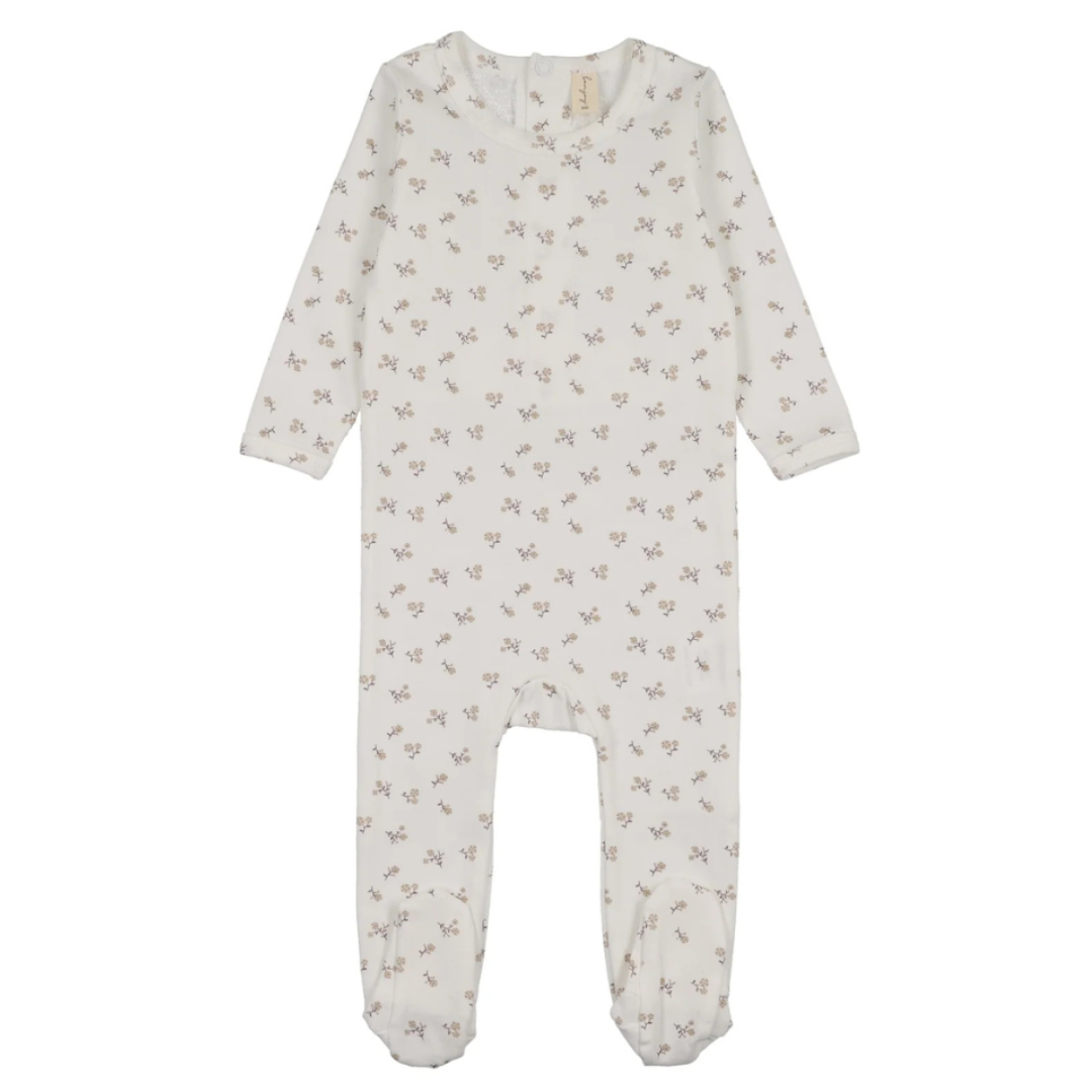 Bonjoy Sweet Floral Footie - BLSS26078F