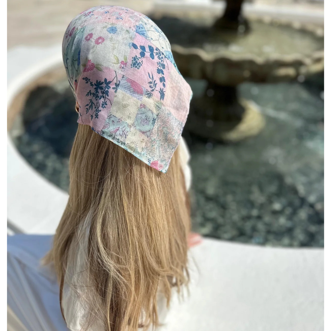 The Scarf Bar Love Shack Fancy Headscarf - TSB-11-SS26