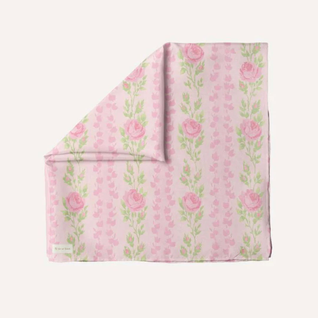 TIE UR KNOT Rose To The Occasion Headscarf - TUK-45-SS26
