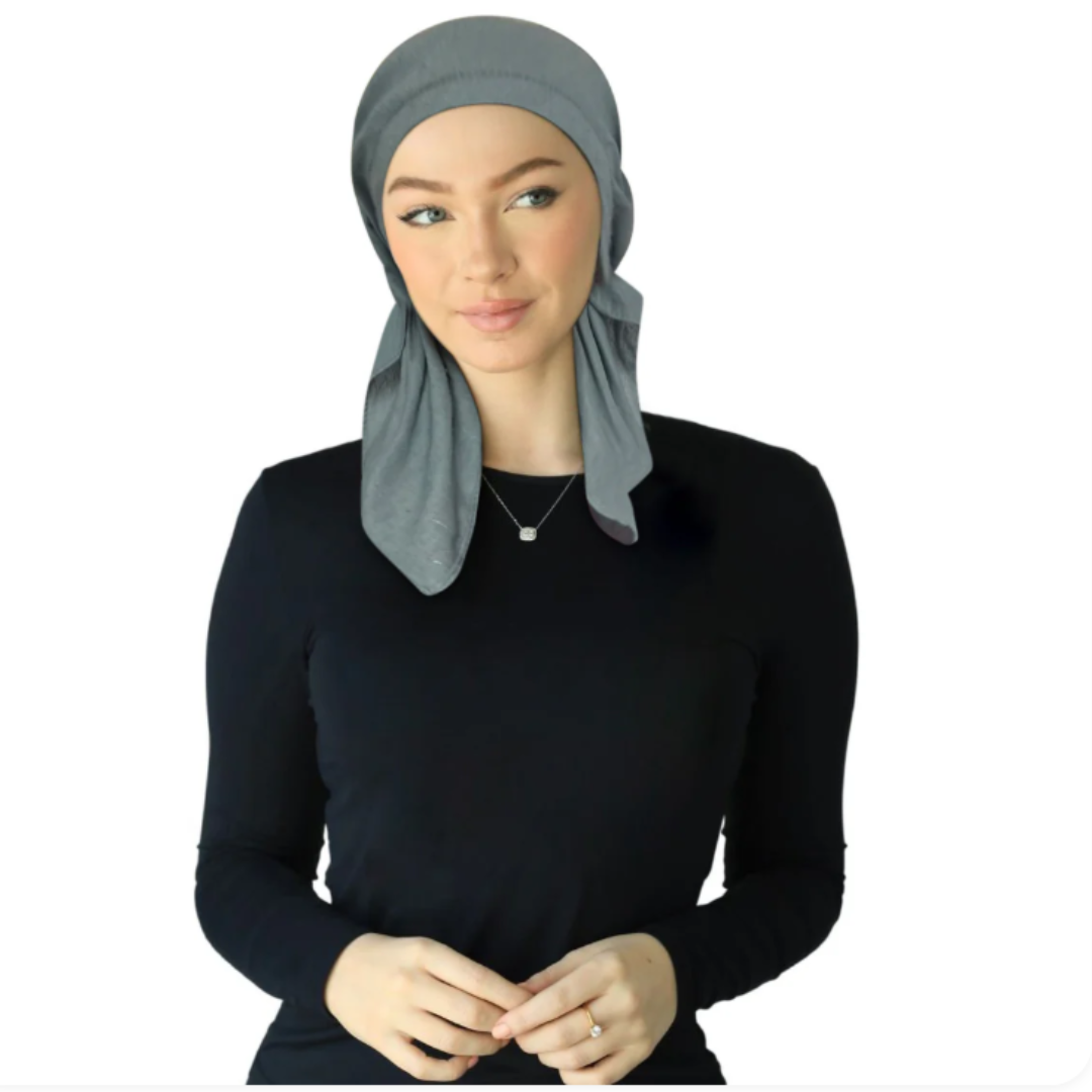 Cherie Pre-tied Headscarves Bandana Solid - Hb-167