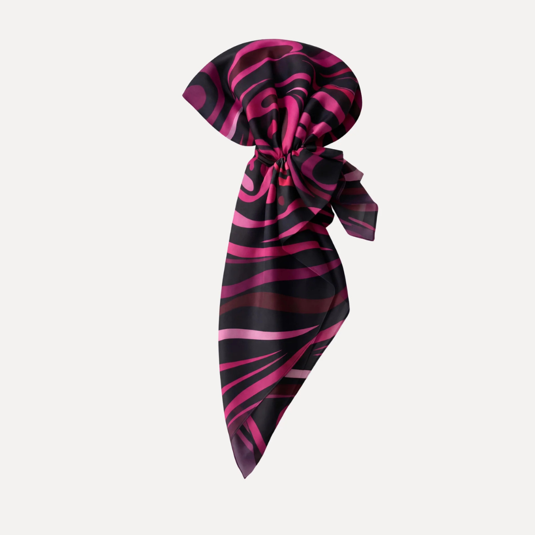 TIE UR KNOT Mind Over Matter Silk Headscarf - TUK-65-SS26