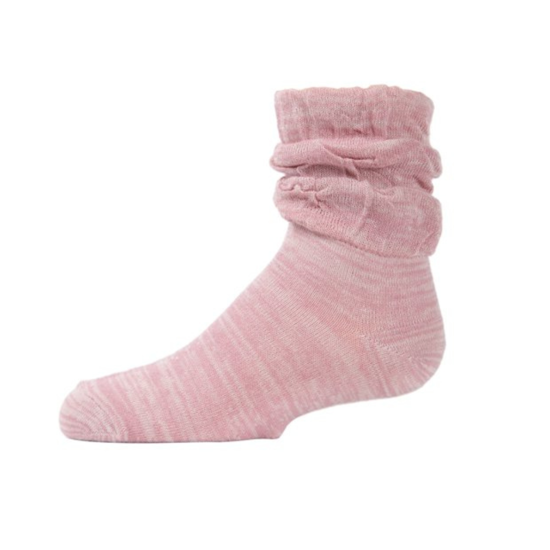 Memoi Triple Ruffle Crew Socks - Mkf-6000