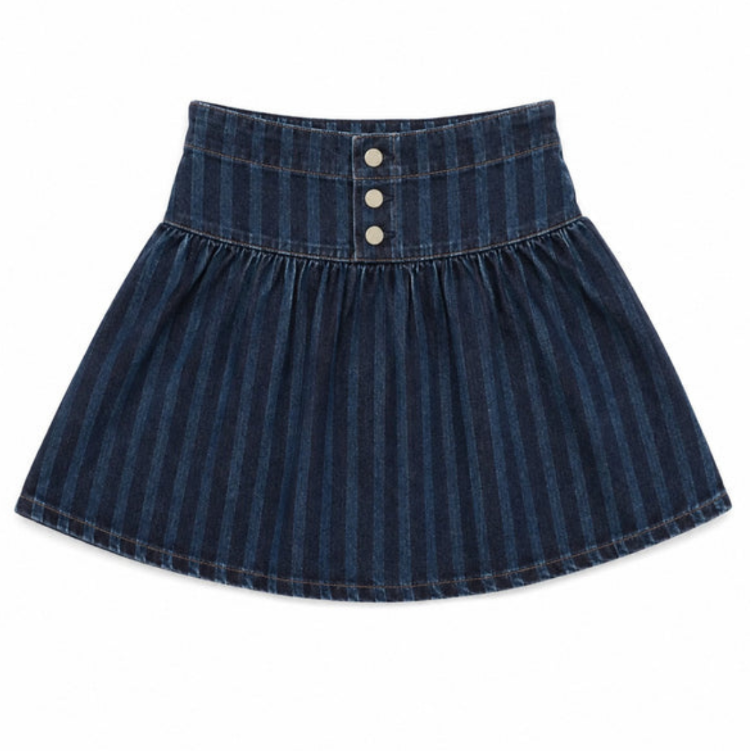 Bonjoy Printed Denim Skirt - TW26004SK