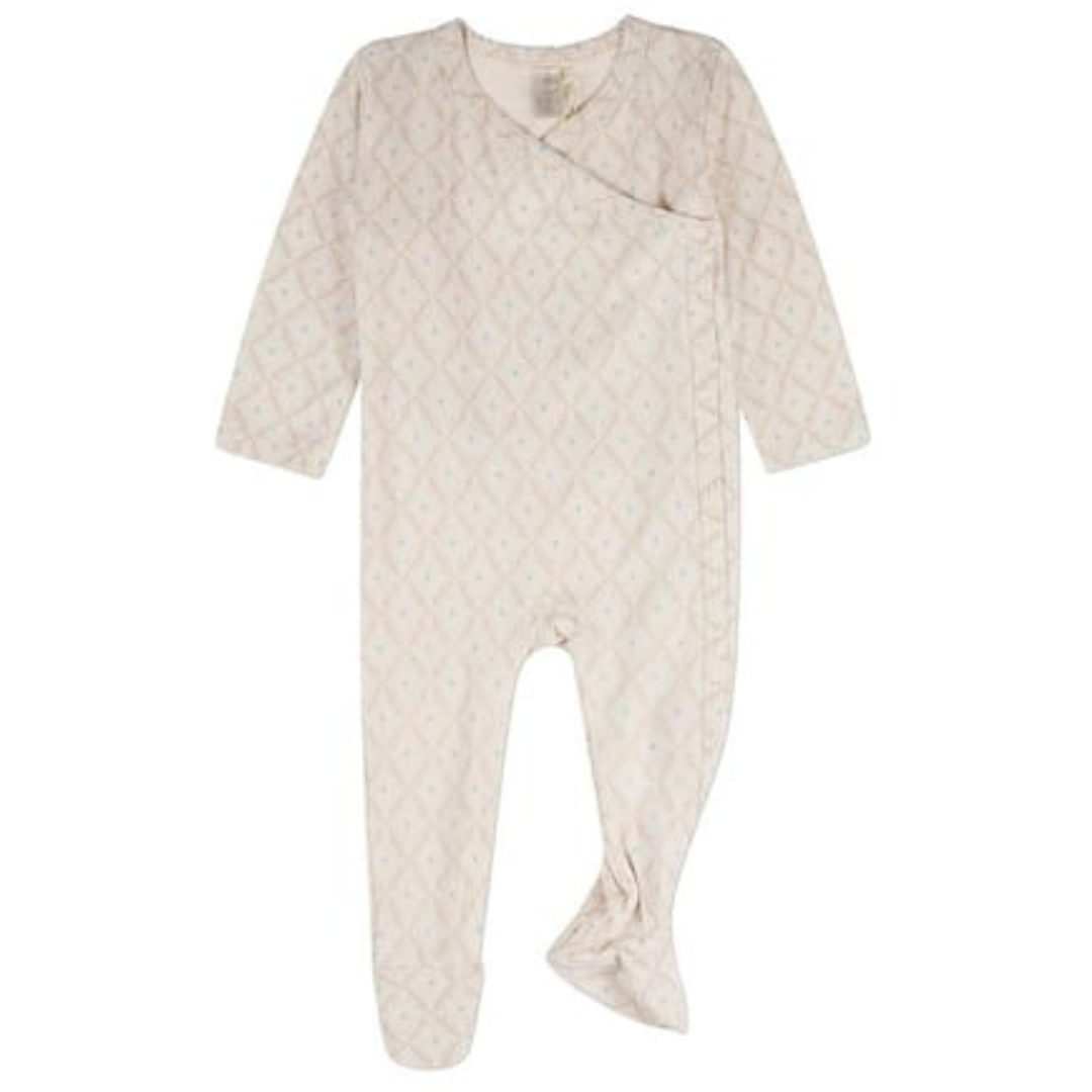 MiniMoi Harlequin Diamond All Over Print Footie - IAB10428