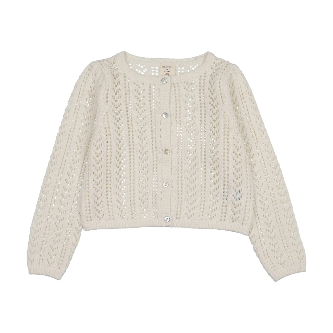 Analogie Pointelle Cardigan - SGPC-SS26
