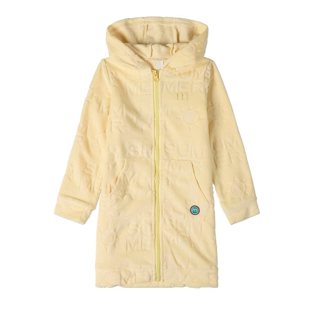 Memoi Summer Burnout Kids Full Zip Terry Robe - MXR10448