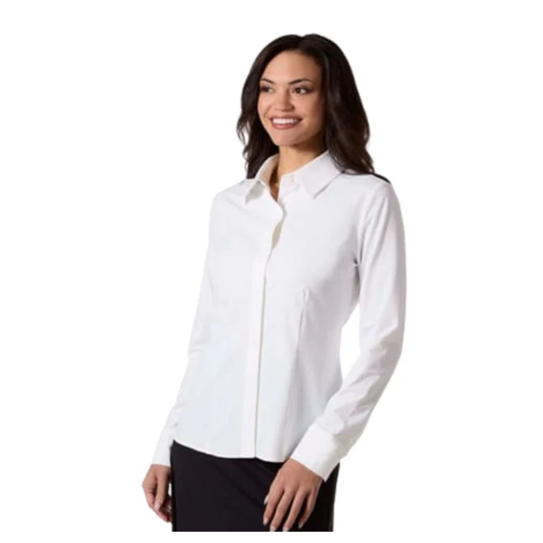 Memoi Classic Button Down Long Sleeve Shirt - CSP603