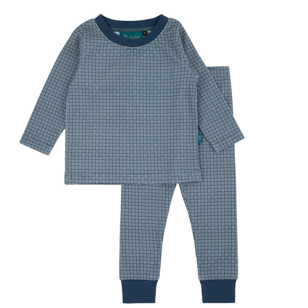Bondoux Weaved Print 2 Pcs Set - 152JS