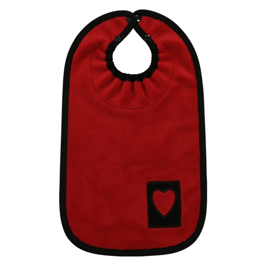 Dacee Heart Patch Bib - BB83
