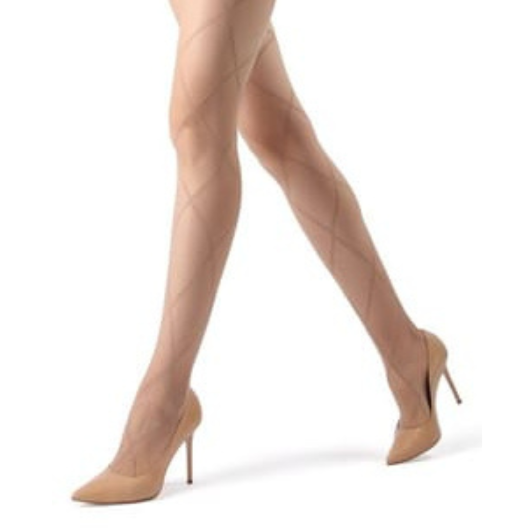 Memoi Diamond Fashion Sheer Tights - Me-107