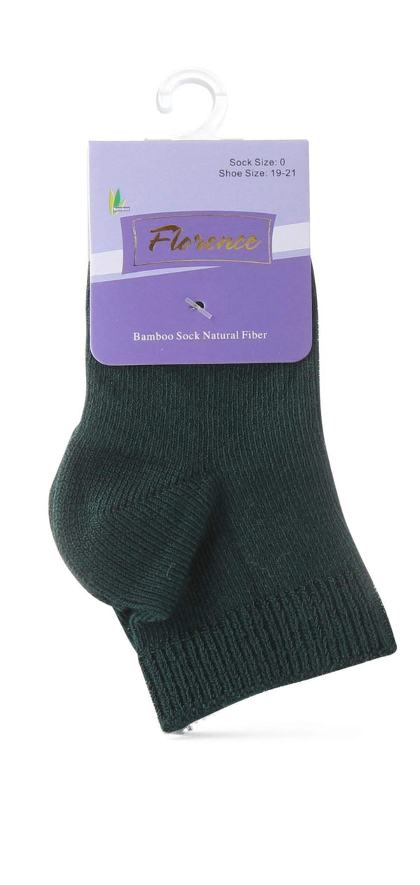 Florence Bamboo Quarter Crew Sock Hunter - 179