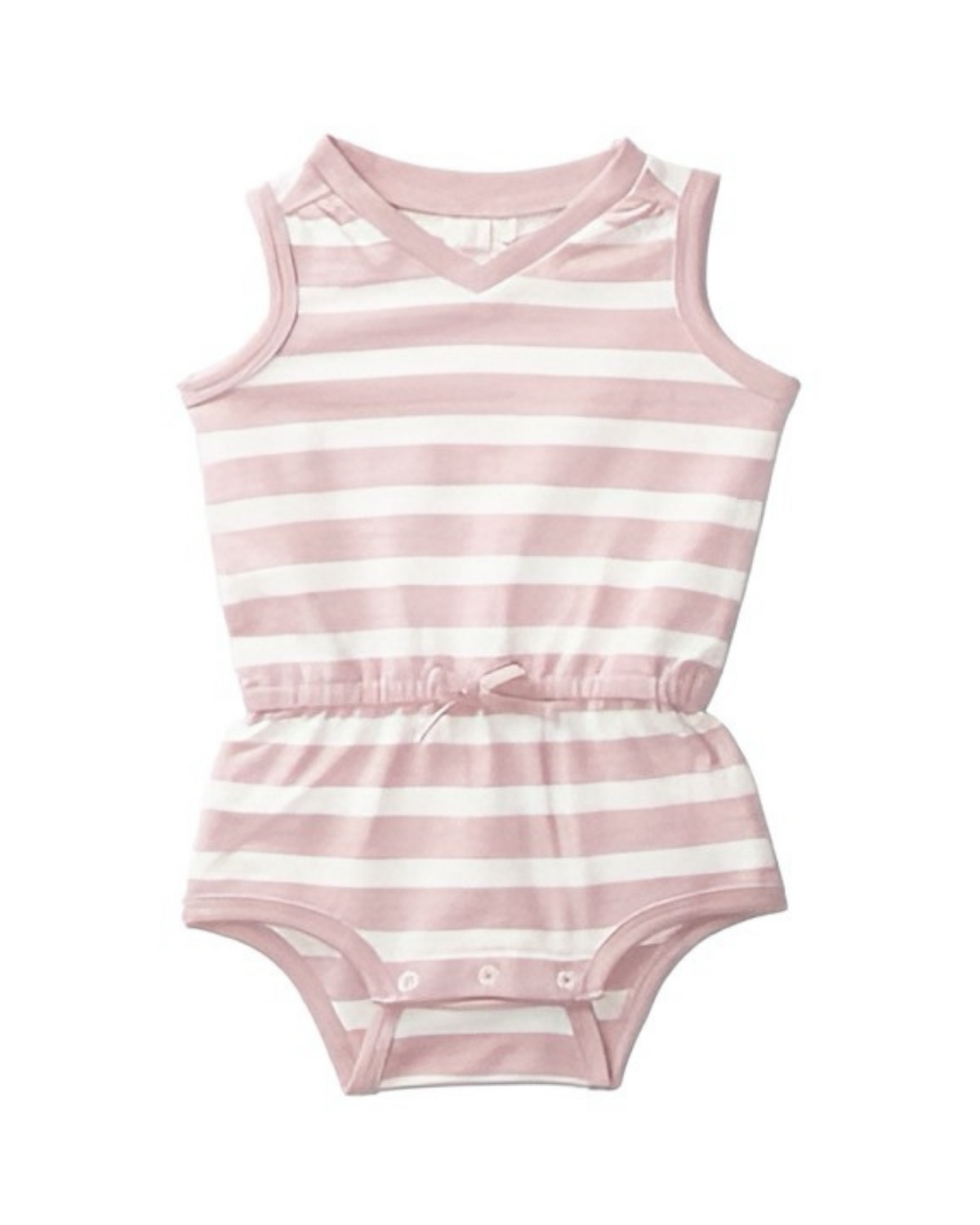 MiniMoi Terry Striped Romper - Iaj08888