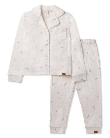 MiniMoi Boys Lighthouse Pointelle Pajama Set - Ibi08699