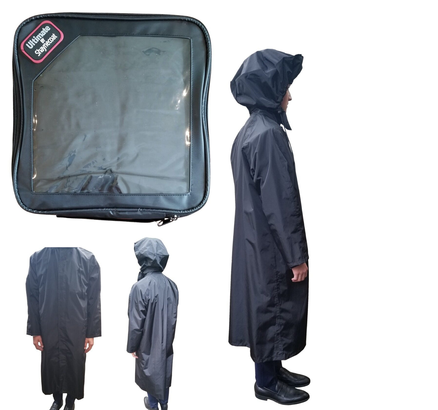 Shayne Coat Mens Memory Fabric Raincoat - U-18