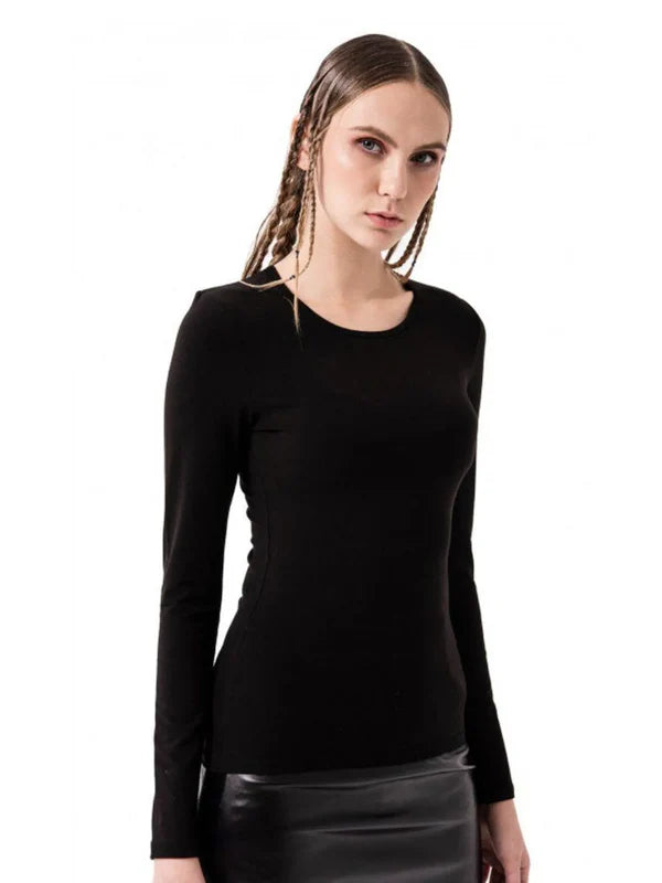 Kiki Riki Ladies Low Neck Cotton Long Sleeve - 14653