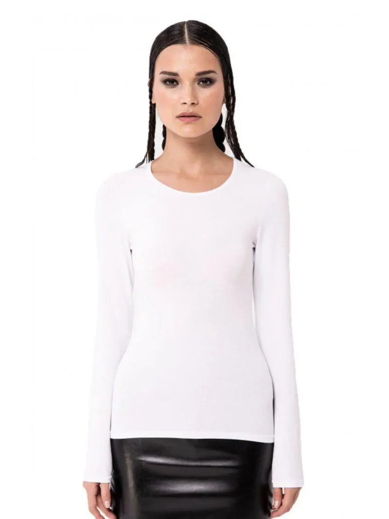 Kiki Riki Ladies Low Neck Cotton Long Sleeve - 14653