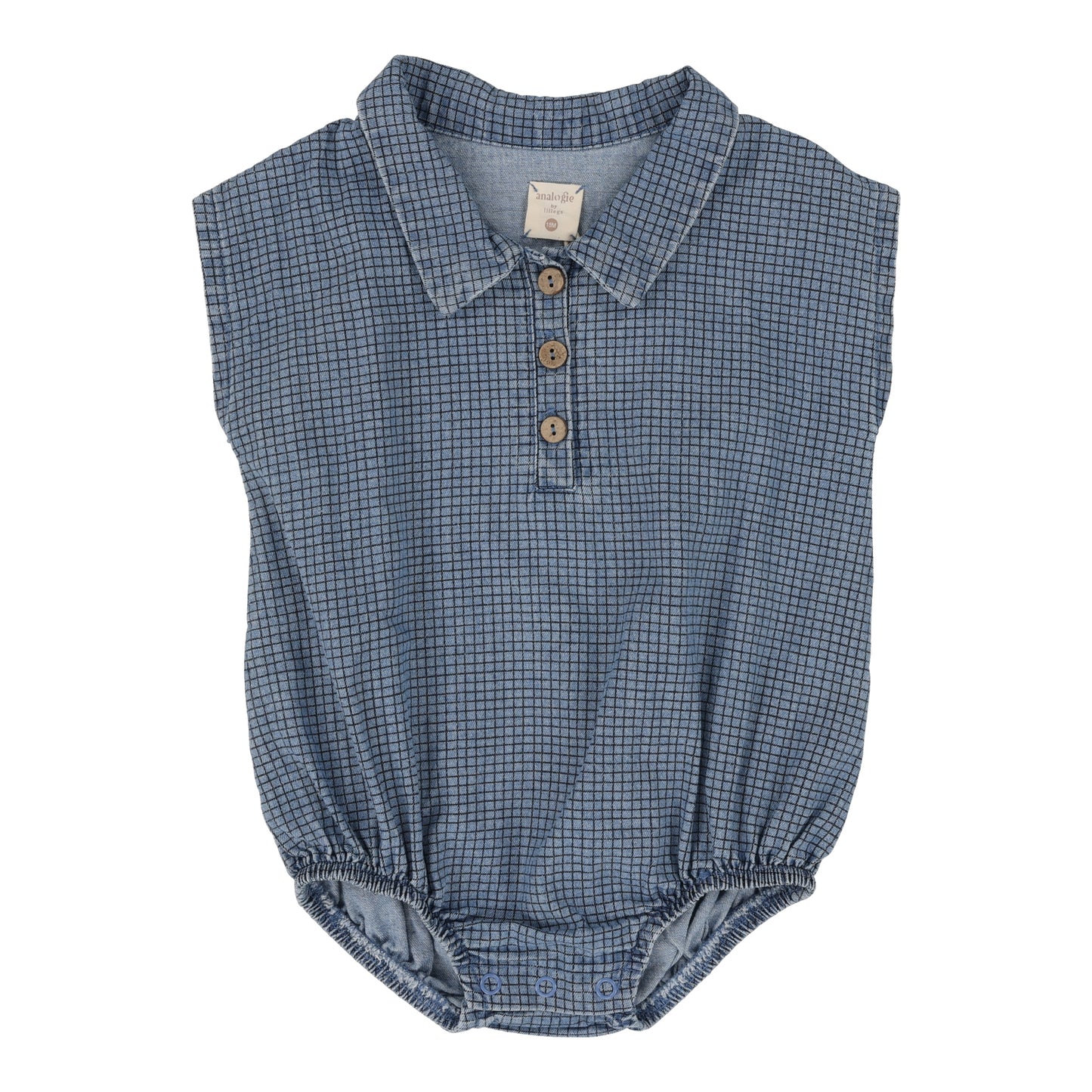 Analogie Checked Romper - PDCR-SS25