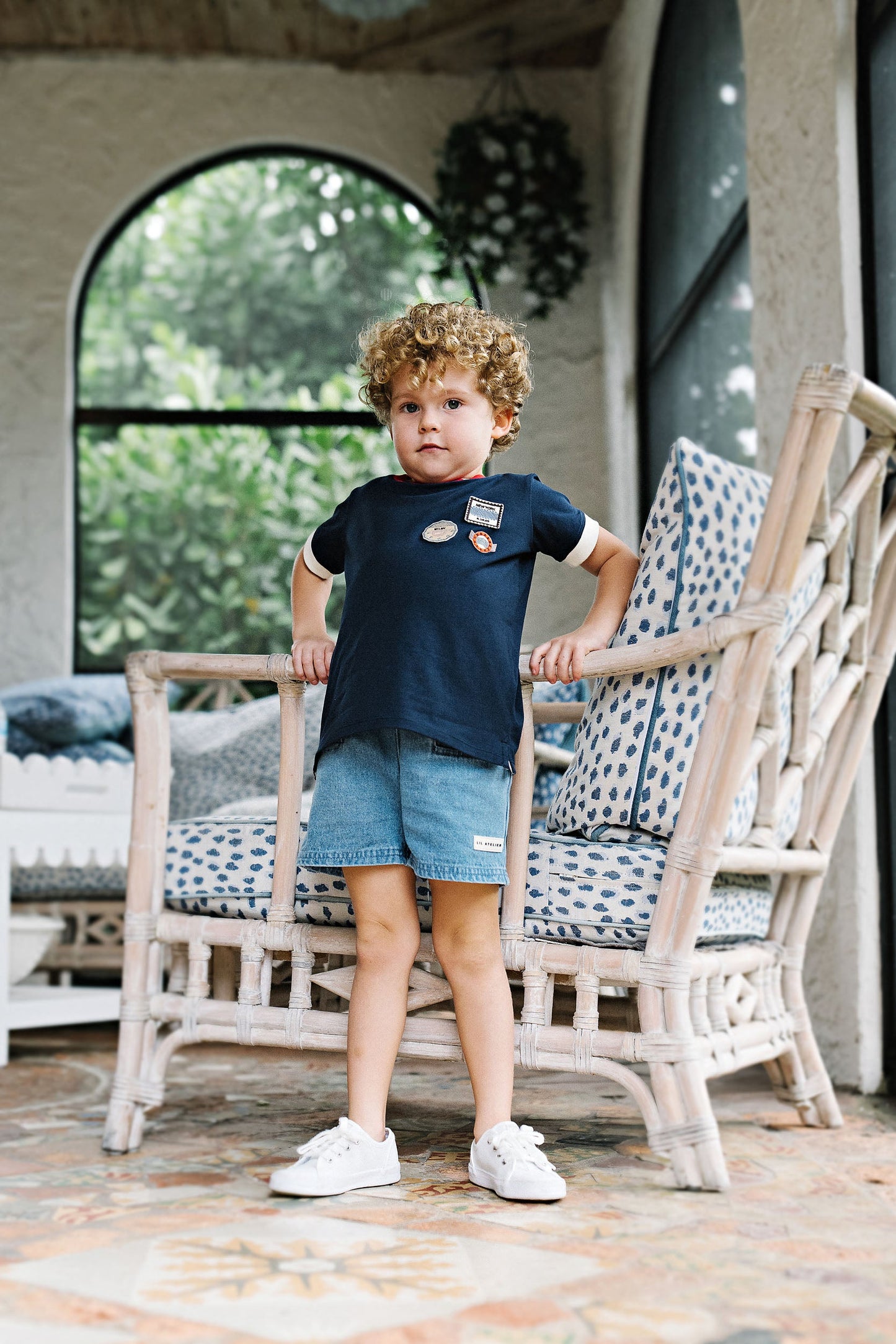 Lil Legs Patch Applique Tee - PAT-SS26