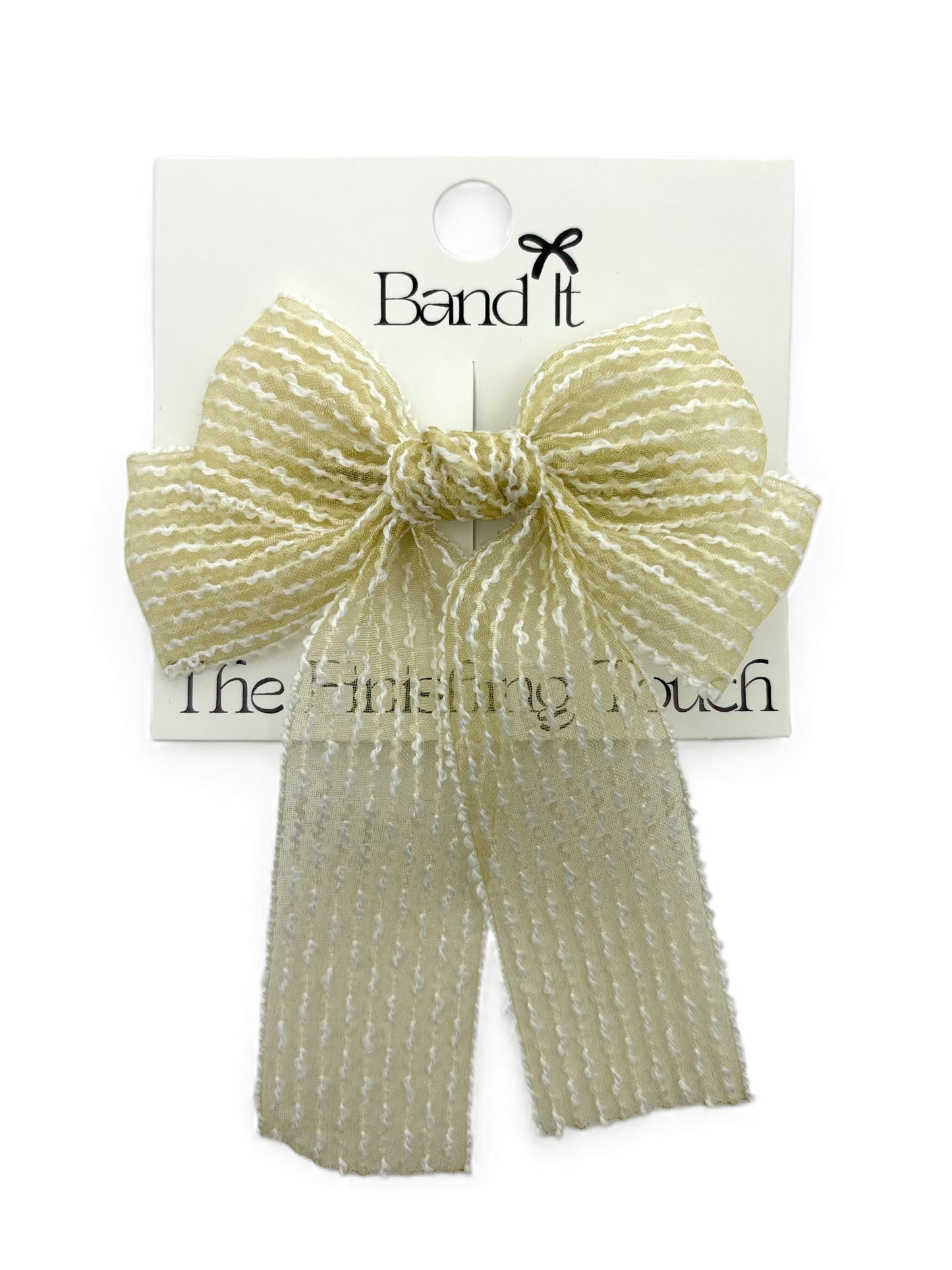 Hp Hair Accessories Mesh Fabric Med Bow - MD26S-002MB