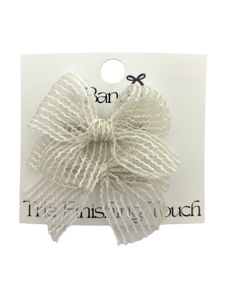 Hp Hair Accessories Mesh Fabric Mini Bows - MD26S-002SB