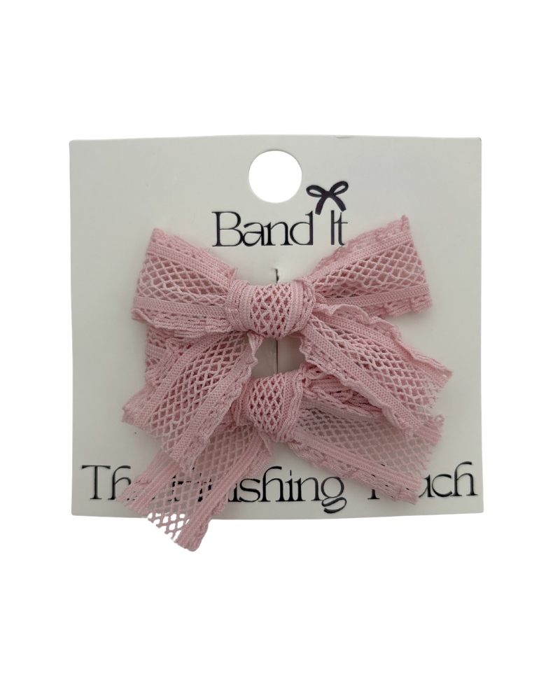 Hp Hair Accessories Diamond Lace Mini Bows - MD26S-009SB