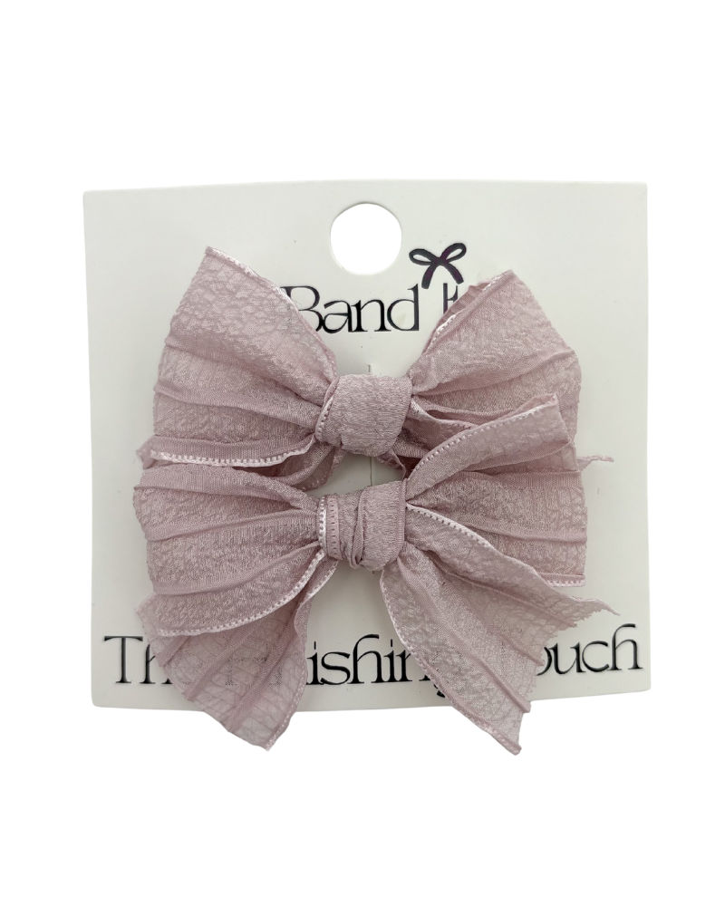 Hp Hair Accessories Crepe Fabric Mini Bows - MD26S-019SB