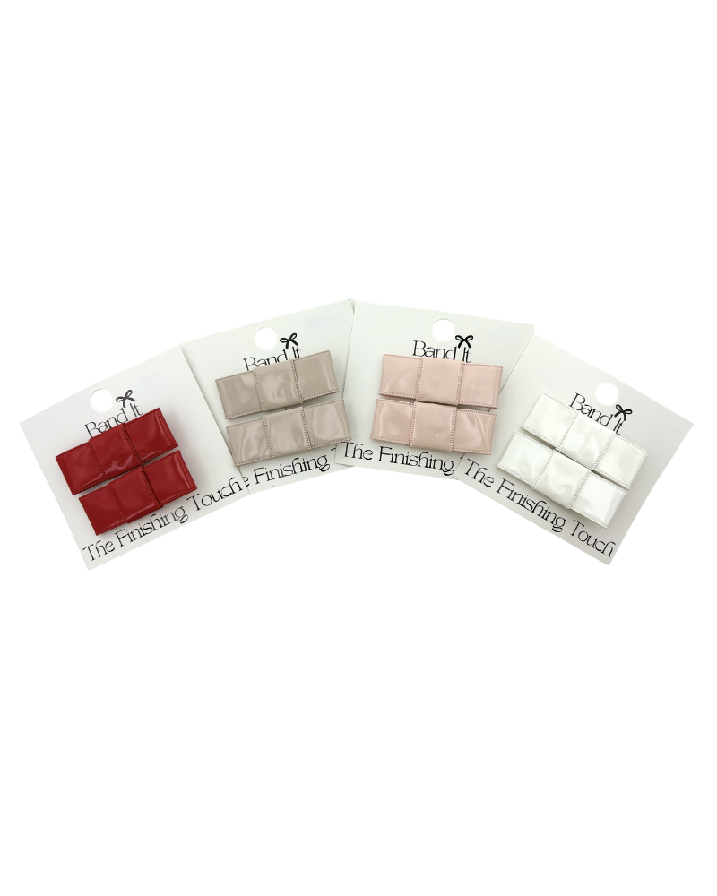Hp Hair Accessories Patent Leather Mini Bows - MD26S-029SB
