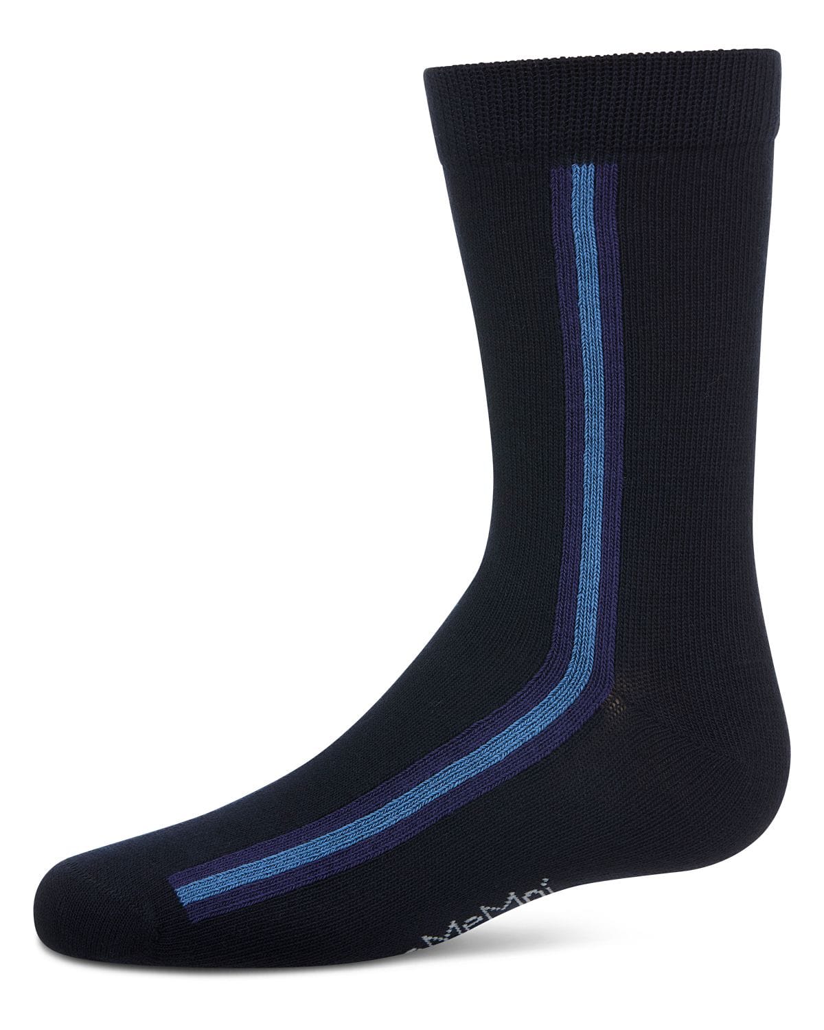 Memoi Boys Side Stripe Crew Socks - Mk-160