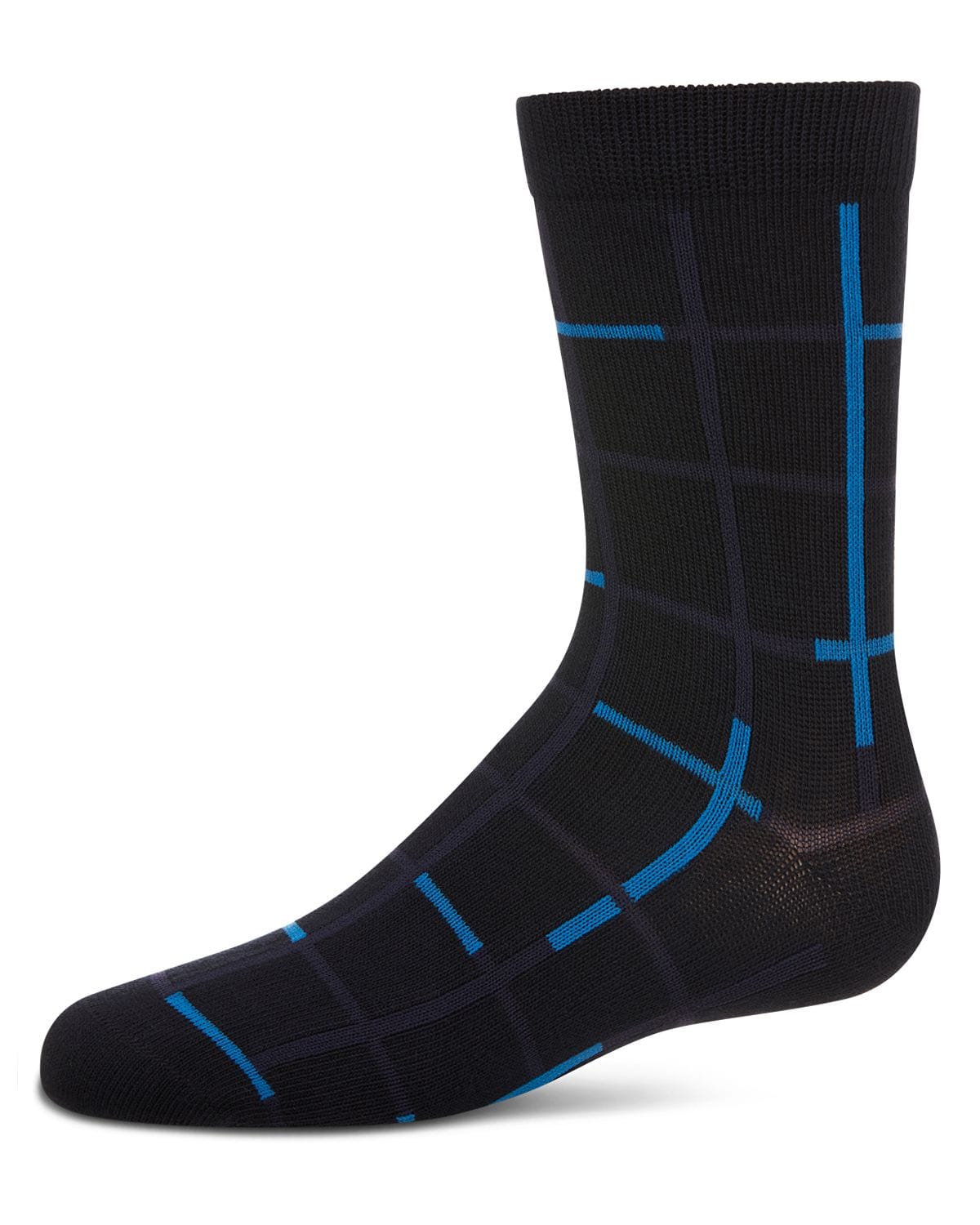 Memoi Boys Window Pane Crew Socks - Mk-161