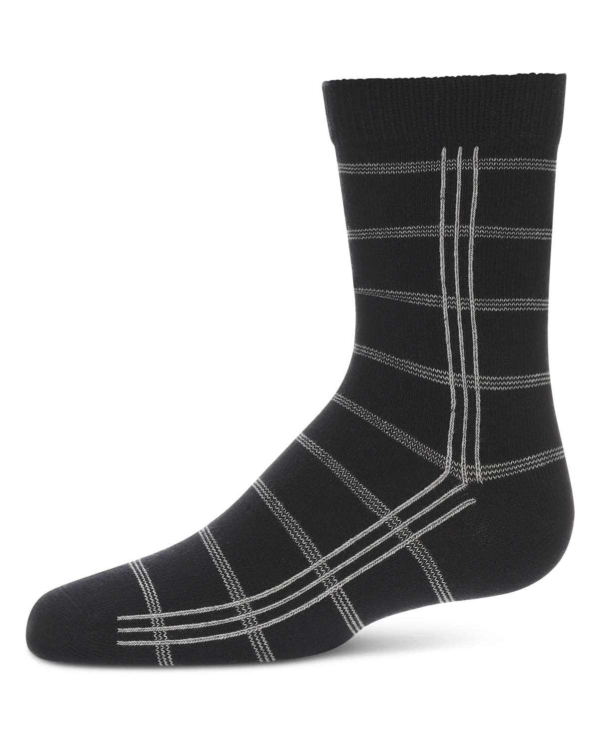 Memoi Boys Boxed Stripe Crew Socks - Mk-169