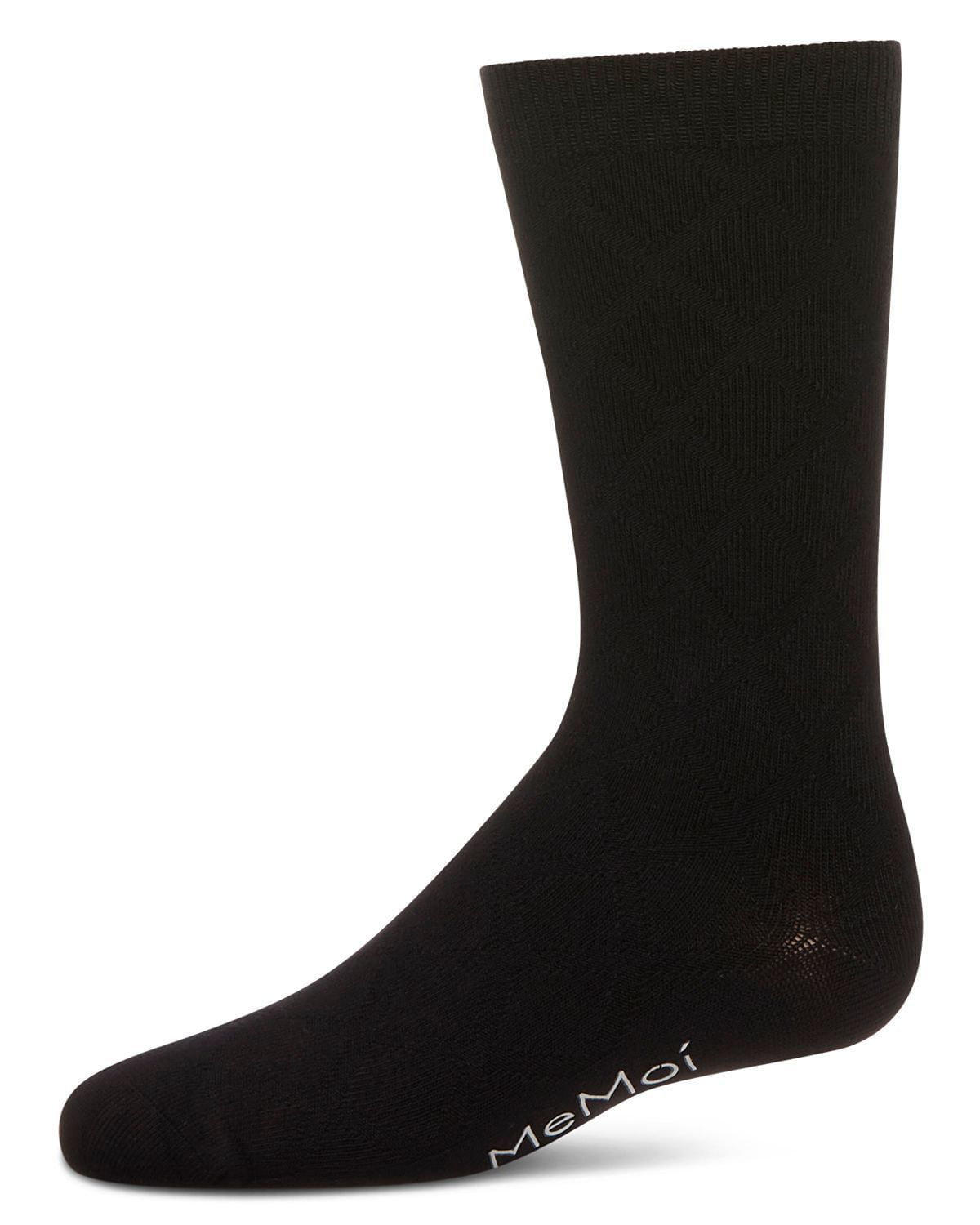 Memoi Boys Diamond Rayon from Bamboo Crew Socks - Mk-182