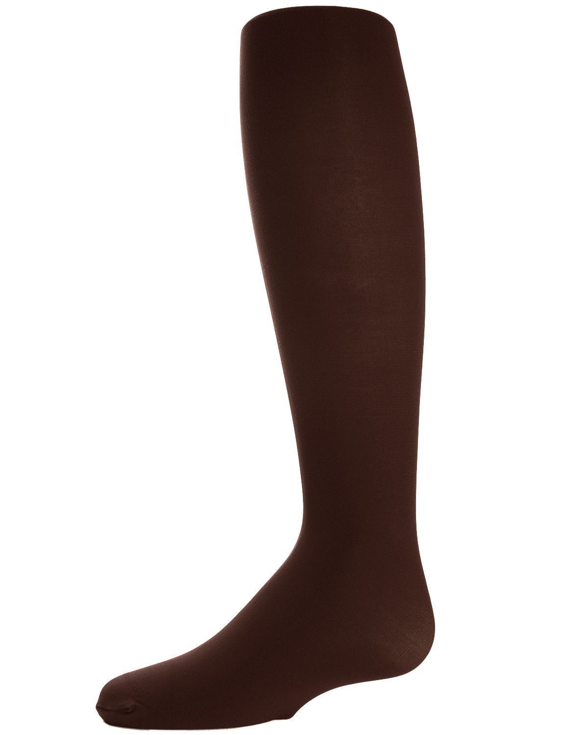 Memoi Infant Winter Opaque Nylon Tights Dark Brown - Mk-208