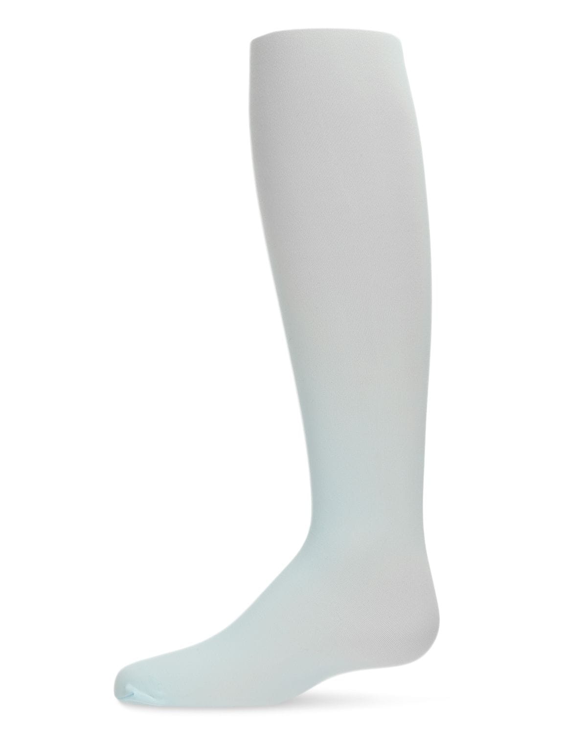 Memoi Infant Winter Opaque Nylon Tights Light Blue - Mk-208