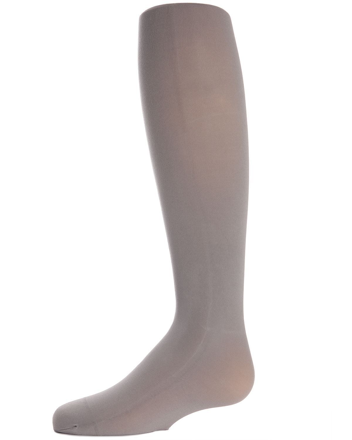 Memoi Infant Winter Opaque Nylon Tights Light Gray - Mk-208