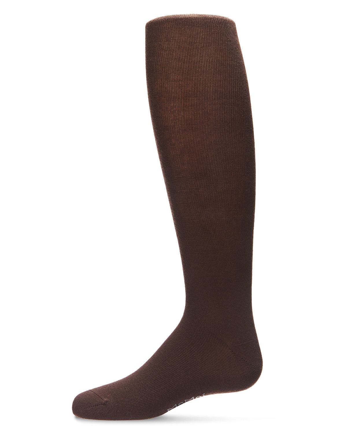 Memoi Girls Soft Pima Cotton Opaque Tights Cocoa - Mk-301