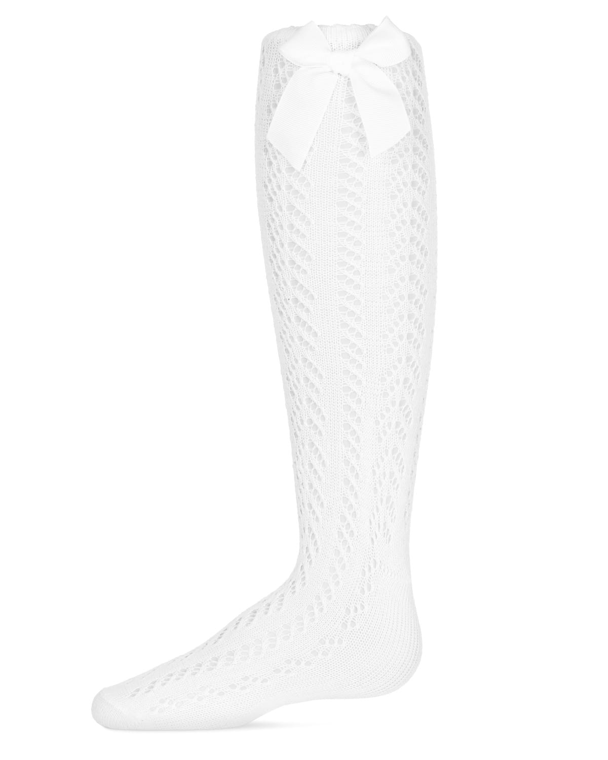 Memoi Crochet Bow Knee High - Mk-5079