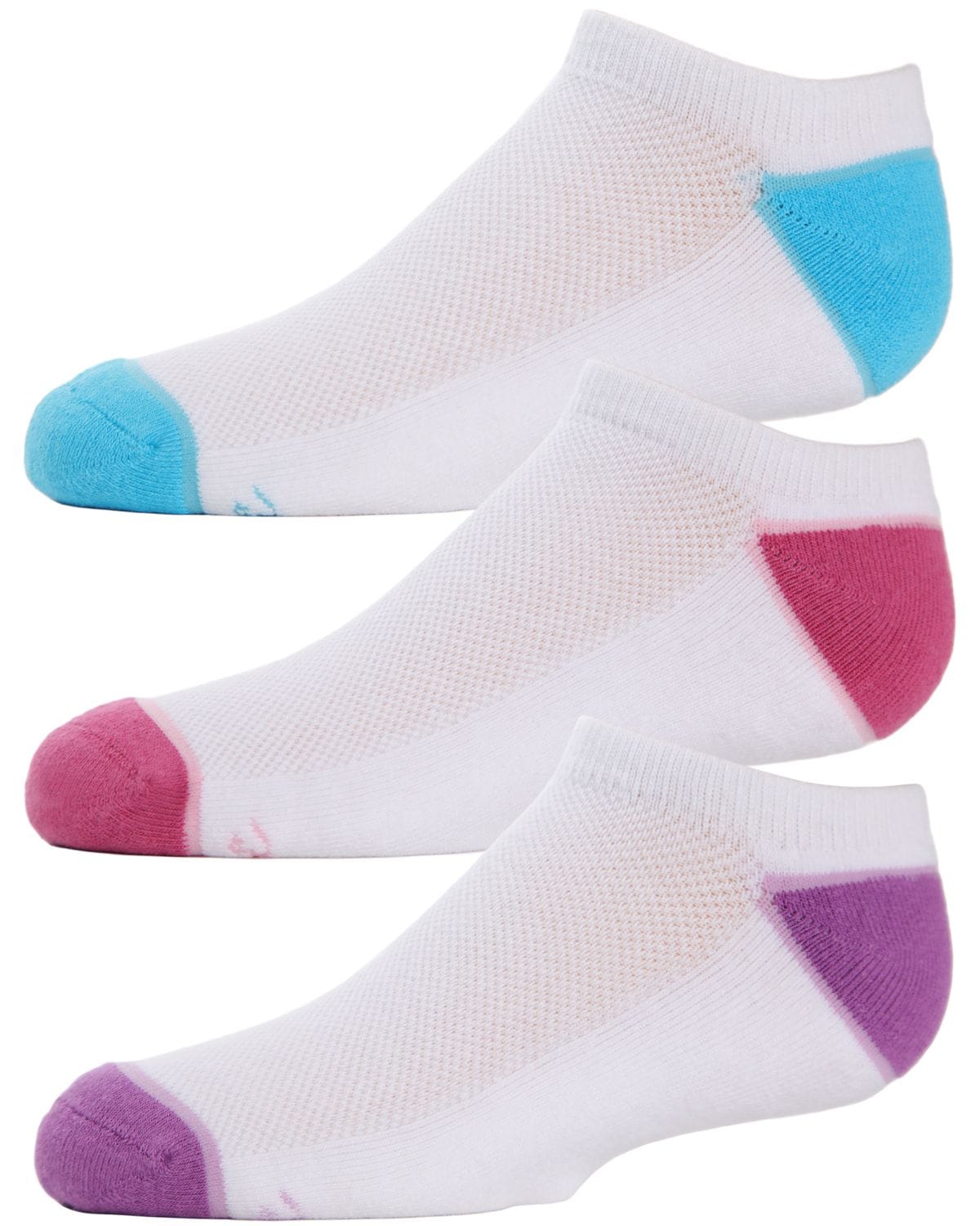 Memoi Unisex Kids No Show Sport Ankle Socks 3 Pack - Mk-550