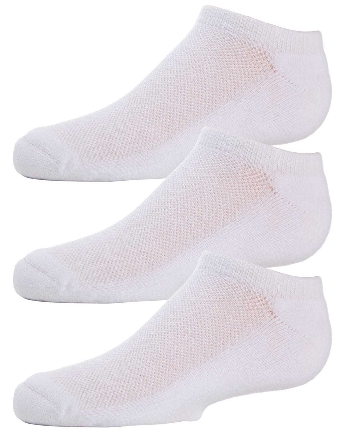 Memoi Unisex Kids No Show Sport Ankle Socks 3 Pack - Mk-550