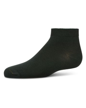 Memoi Kids Basic Soft Rayon from Bamboo Anklet Socks Dark Spruce - Mk-6066