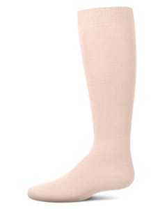 Memoi Kids Basic Soft Rayon from Bamboo Knee High Socks Blush - Mk-6266