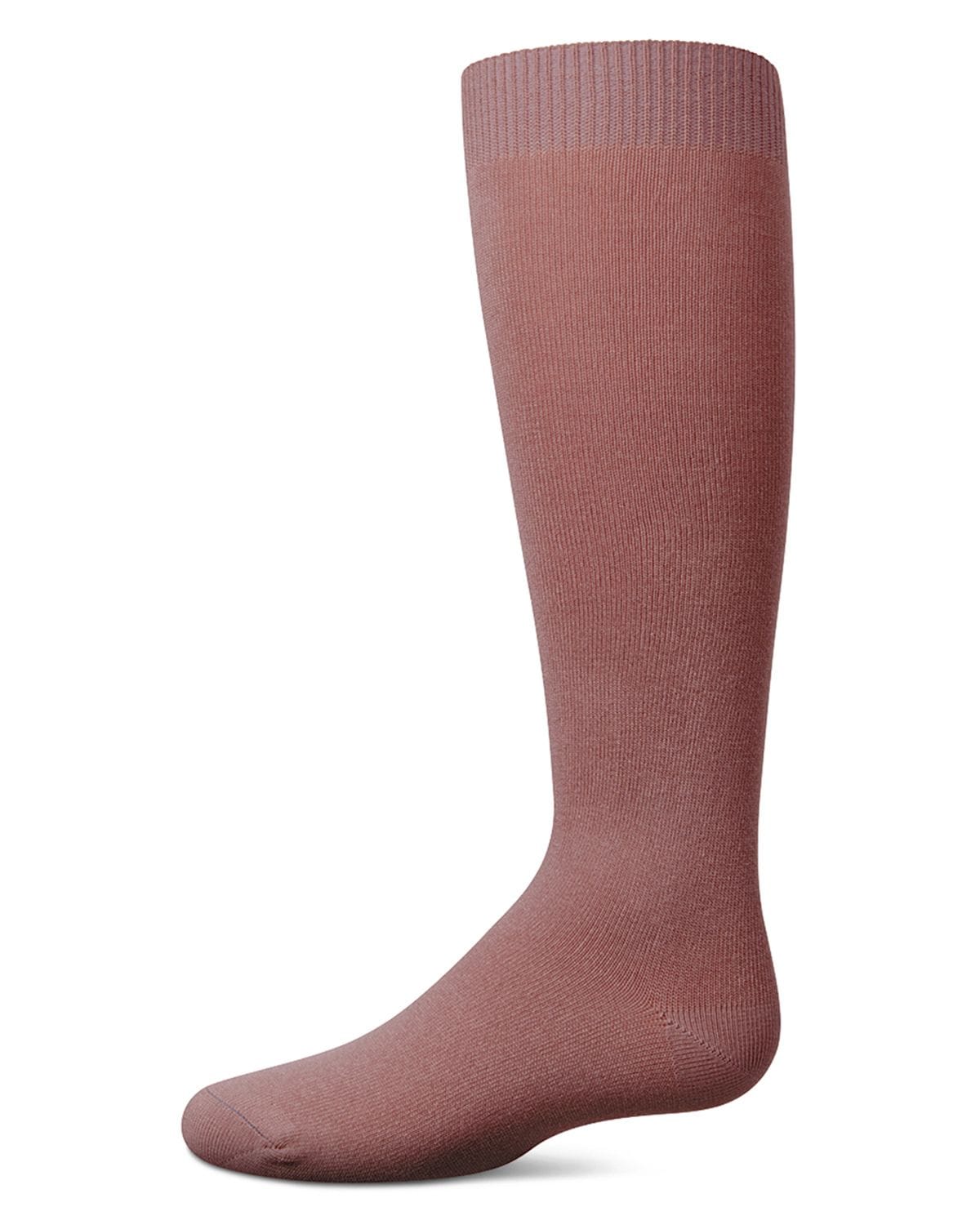 Memoi Kids Basic Soft Rayon from Bamboo Knee High Socks Deep Mauve - Mk-6266
