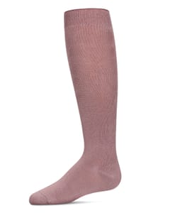 Memoi Kids Basic Soft Rayon from Bamboo Knee High Socks Orchid - Mk-6266