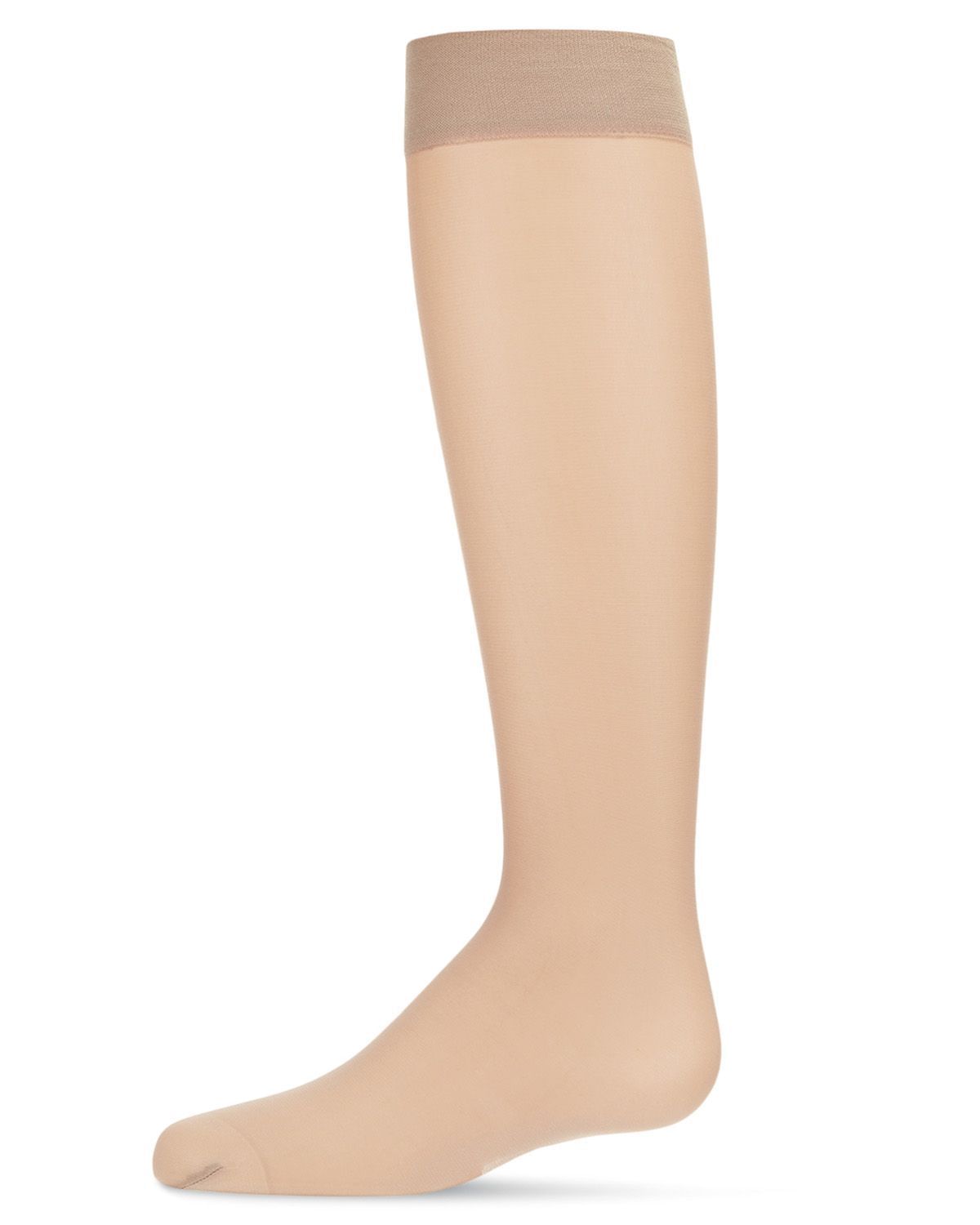 Memoi Girls Basic Sheer Knee Highs - Mk-903