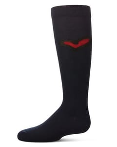Memoi Girls Outline Heart Knee High Socks - Mkf-11588