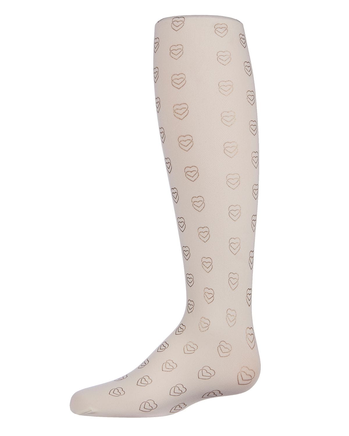 Memoi Feet Your Heart Out Printed Girls Tights - Mkf-4021